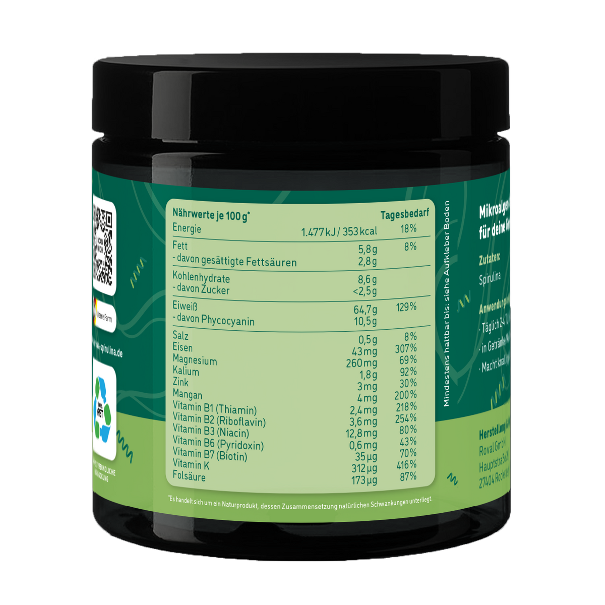 Spirulina - Pulver