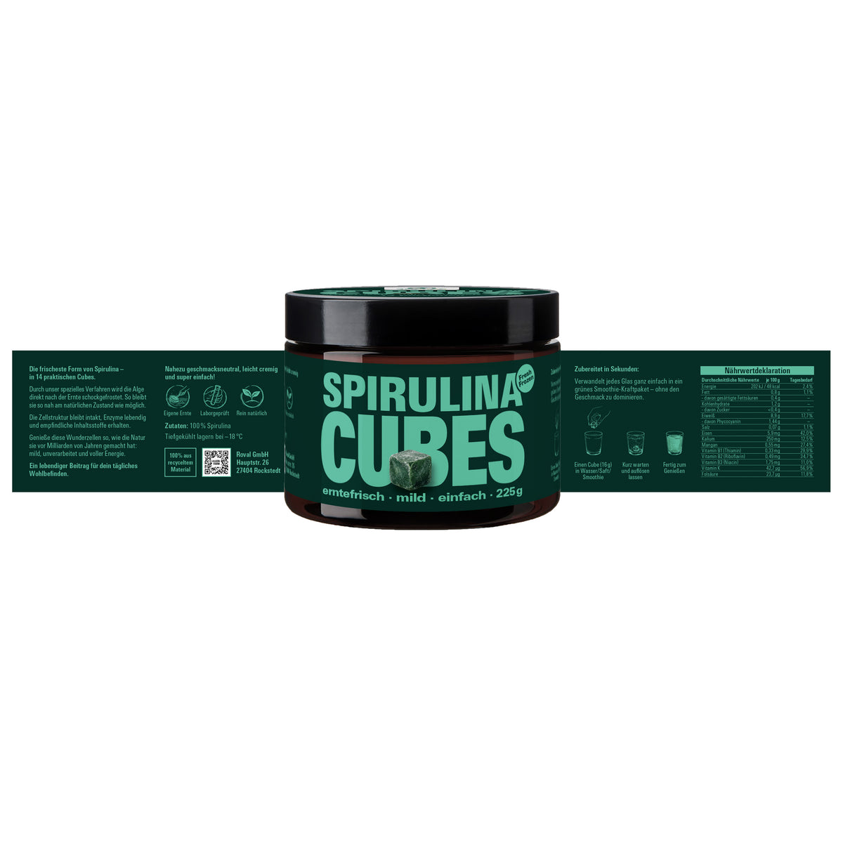 Spirulina Cubes